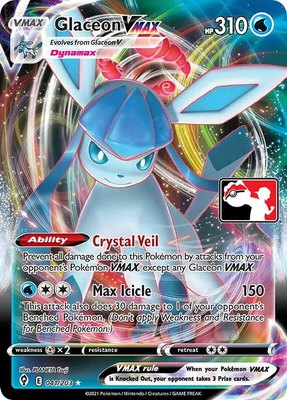 Glaceon VMAX, Prize Pack Series Cards
