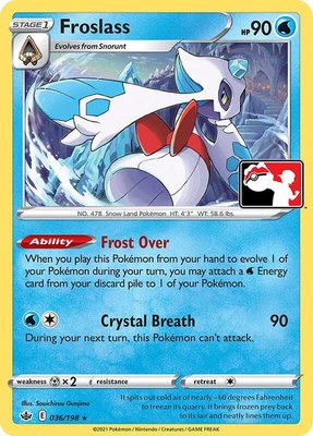 Froslass, Prize Pack Series Cards