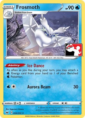Frosmoth, Prize Pack Series Cards