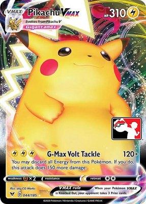 Pikachu VMAX, Prize Pack Series Cards