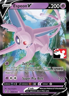 Espeon V, Prize Pack Series Cards