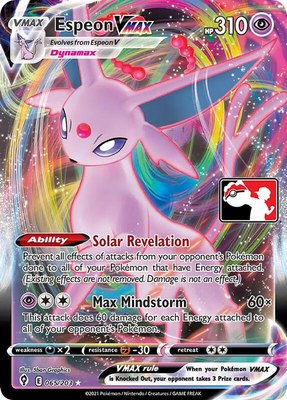 Espeon VMAX, Prize Pack Series Cards
