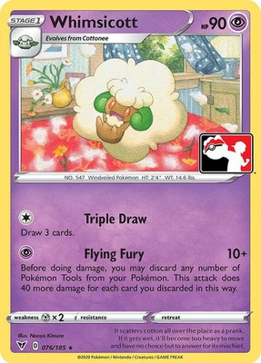 Whimsicott, Prize Pack Series Cards
