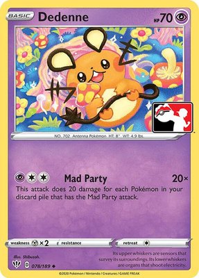 Dedenne, Prize Pack Series Cards