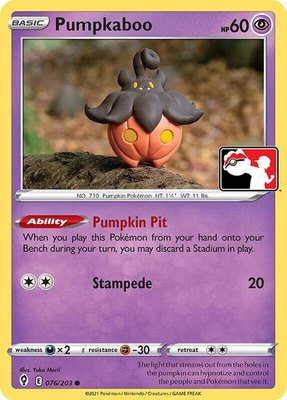Pumpkaboo, Prize Pack Series Cards