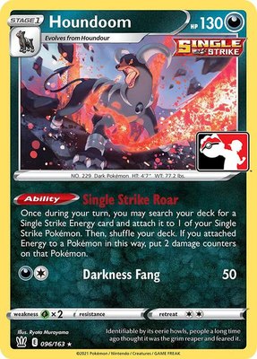 Houndoom, Prize Pack Series Cards