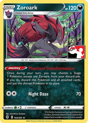 Zoroark, Prize Pack Series Cards