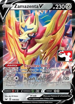 Zamazenta V, Prize Pack Series Cards