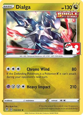Dialga, Prize Pack Series Cards