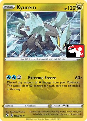 Kyurem, Prize Pack Series Cards