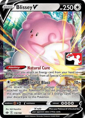 Blissey V, Prize Pack Series Cards