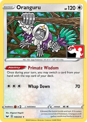 Oranguru, Prize Pack Series Cards