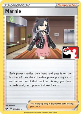 Marnie, Prize Pack Series Cards