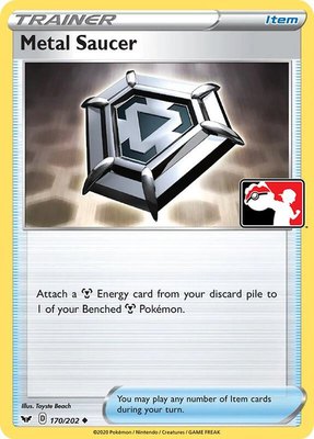 Metal Saucer, Prize Pack Series Cards