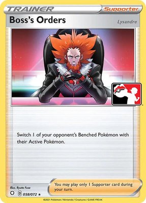 Boss's Orders [Lysandre], Prize Pack Series Cards