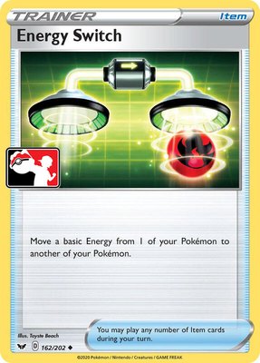 Energy Switch, Prize Pack Series Cards