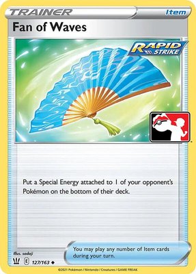 Fan of Waves, Prize Pack Series Cards
