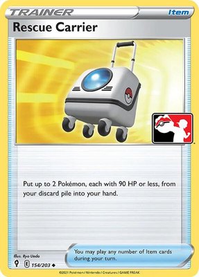 Rescue Carrier, Prize Pack Series Cards