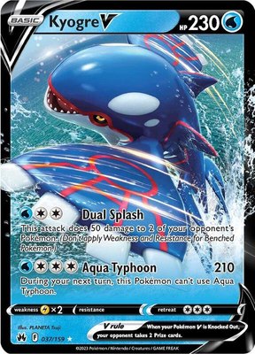 Kyogre V, Crown Zenith