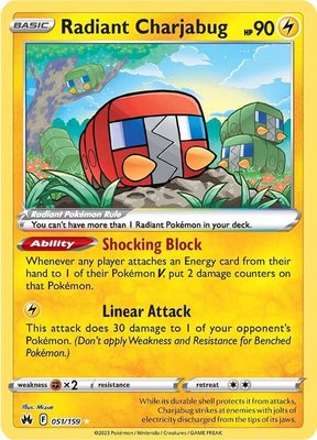 Radiant Charjabug, Crown Zenith