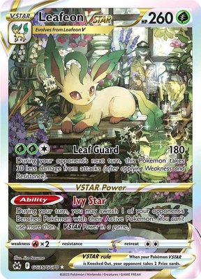 Leafeon VSTAR, Crown Zenith: Galarian Gallery