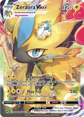 Zeraora VMAX, Crown Zenith: Galarian Gallery