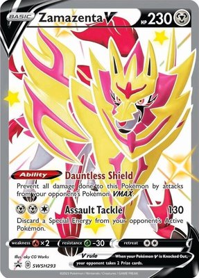 Zamazenta V (Shiny), Sword & Shield Promo Cards