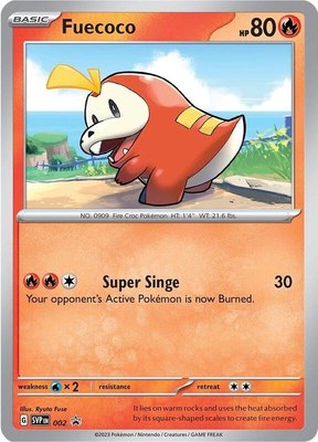 Fuecoco, Scarlet & Violet Promo Cards