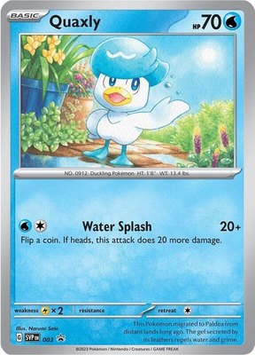 Quaxly, Scarlet & Violet Promo Cards