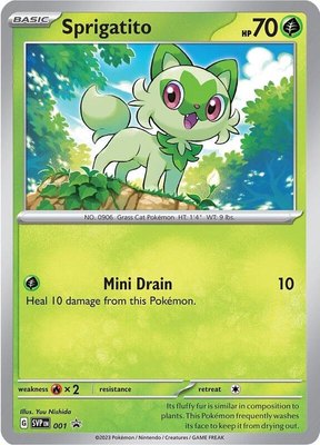 Sprigatito, Scarlet & Violet Promo Cards
