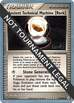 Ancient Technical Machine [Rock] (Reed Weichler), World Championship Decks