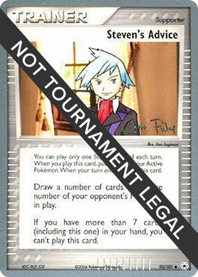Steven's Advice (Chris Fulop), World Championship Decks