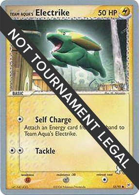 Team Aqua's Electrike (Chris Fulop), World Championship Decks