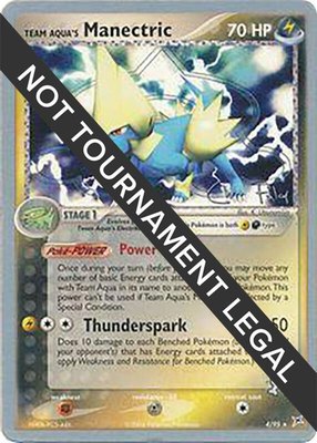 Team Aqua's Manectric (Chris Fulop), World Championship Decks