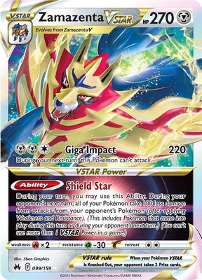 Zamazenta VSTAR, Crown Zenith