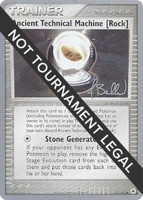 Ancient Technical Machine [Rock] (Jimmy Ballard), World Championship Decks