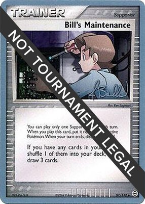 Bill's Maintenance (Jimmy Ballard), World Championship Decks