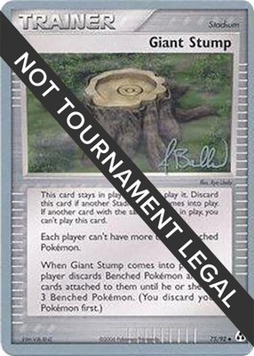 Giant Stump (Jimmy Ballard), World Championship Decks