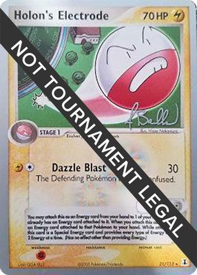 Holon's Electrode (Jimmy Ballard), World Championship Decks