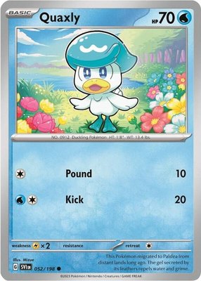 Quaxly (Mirage Holo), Miscellaneous Cards & Products