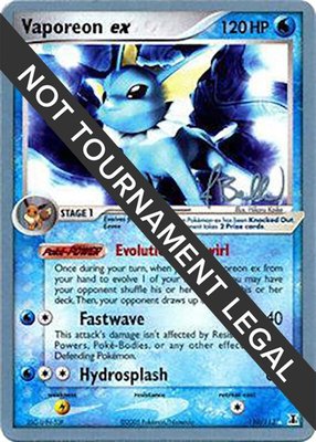Vaporeon ex (Jimmy Ballard), World Championship Decks