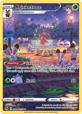 Kricketune, Crown Zenith: Galarian Gallery