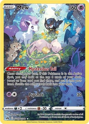 Mew, Crown Zenith: Galarian Gallery