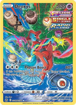 Deoxys, Crown Zenith: Galarian Gallery