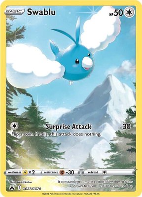 Swablu, Crown Zenith: Galarian Gallery