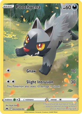 Poochyena, Crown Zenith: Galarian Gallery