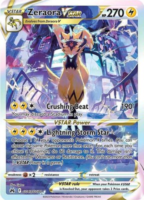 Zeraora VSTAR, Crown Zenith: Galarian Gallery