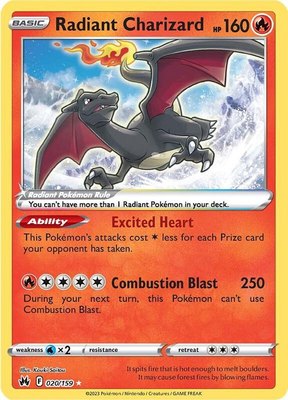 Radiant Charizard, Crown Zenith