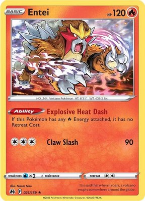 Entei, Crown Zenith
