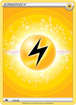 Lightning Energy (Texture Full Art), Crown Zenith